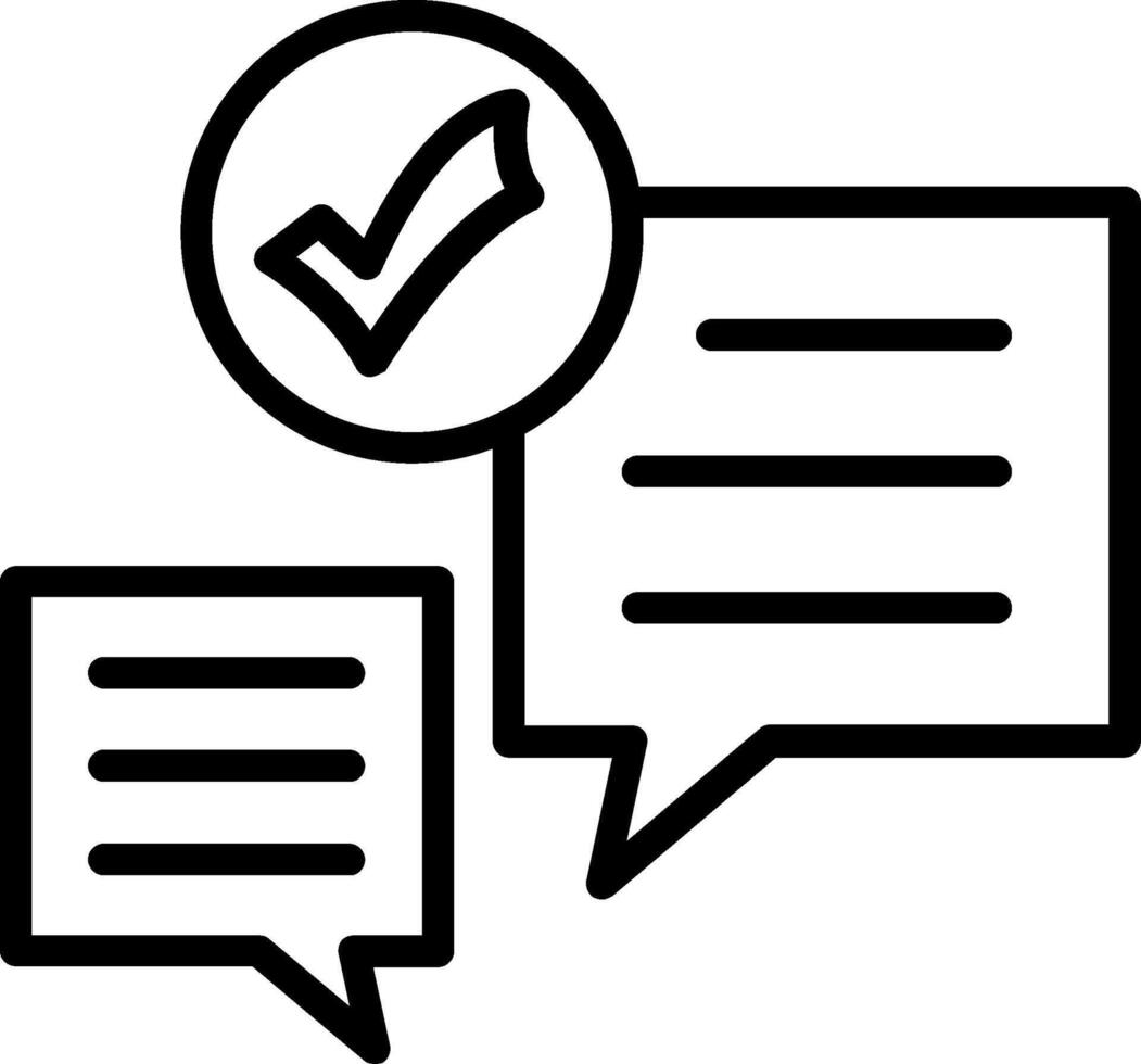 Chat Line Icon Design vector
