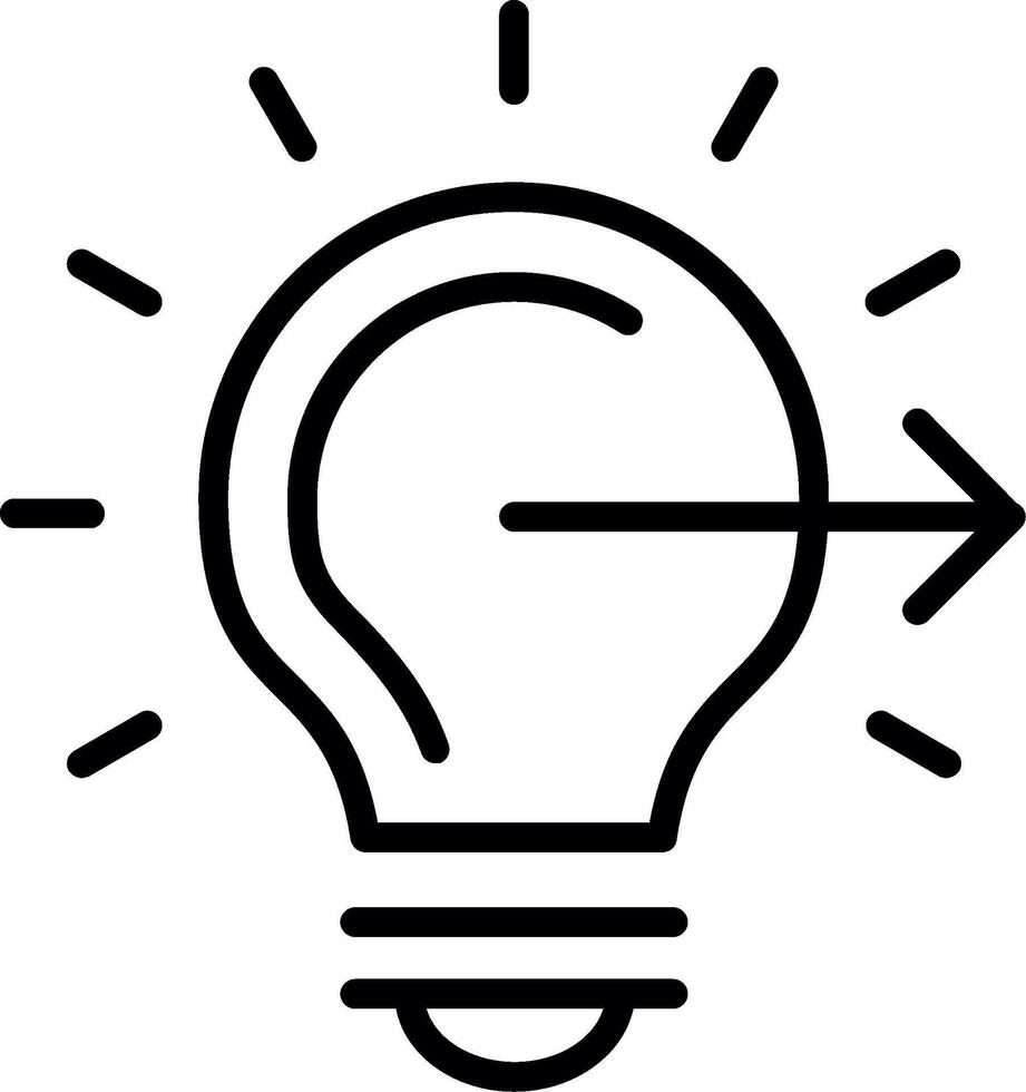 Forward Line Icon Design vector