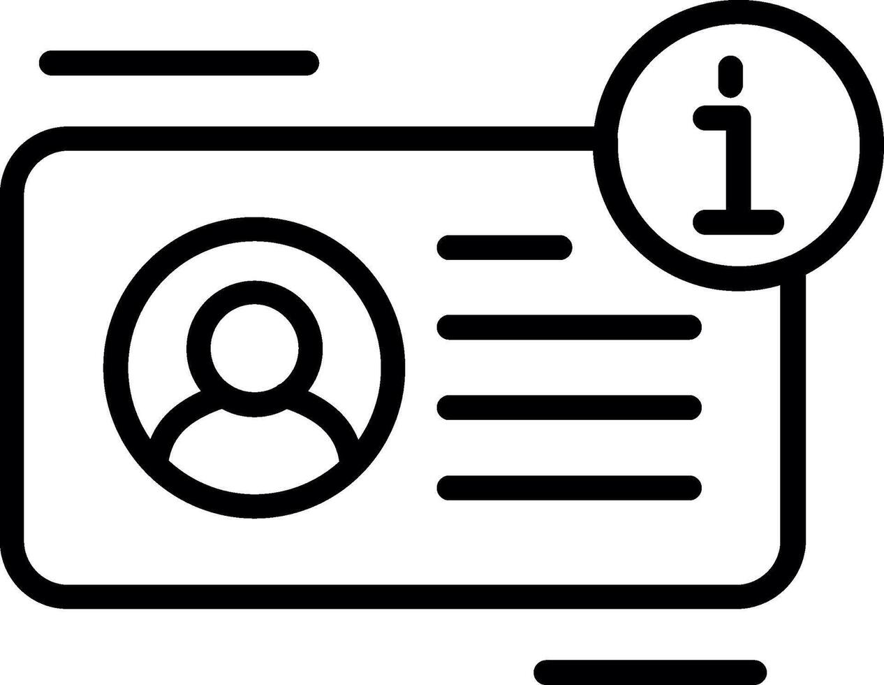 User Line Icon Design vector