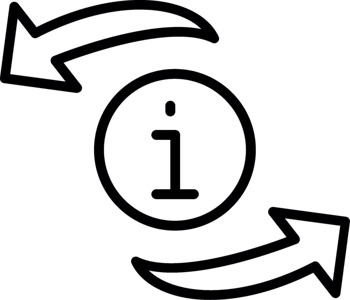 Refresh Line Icon Design vector