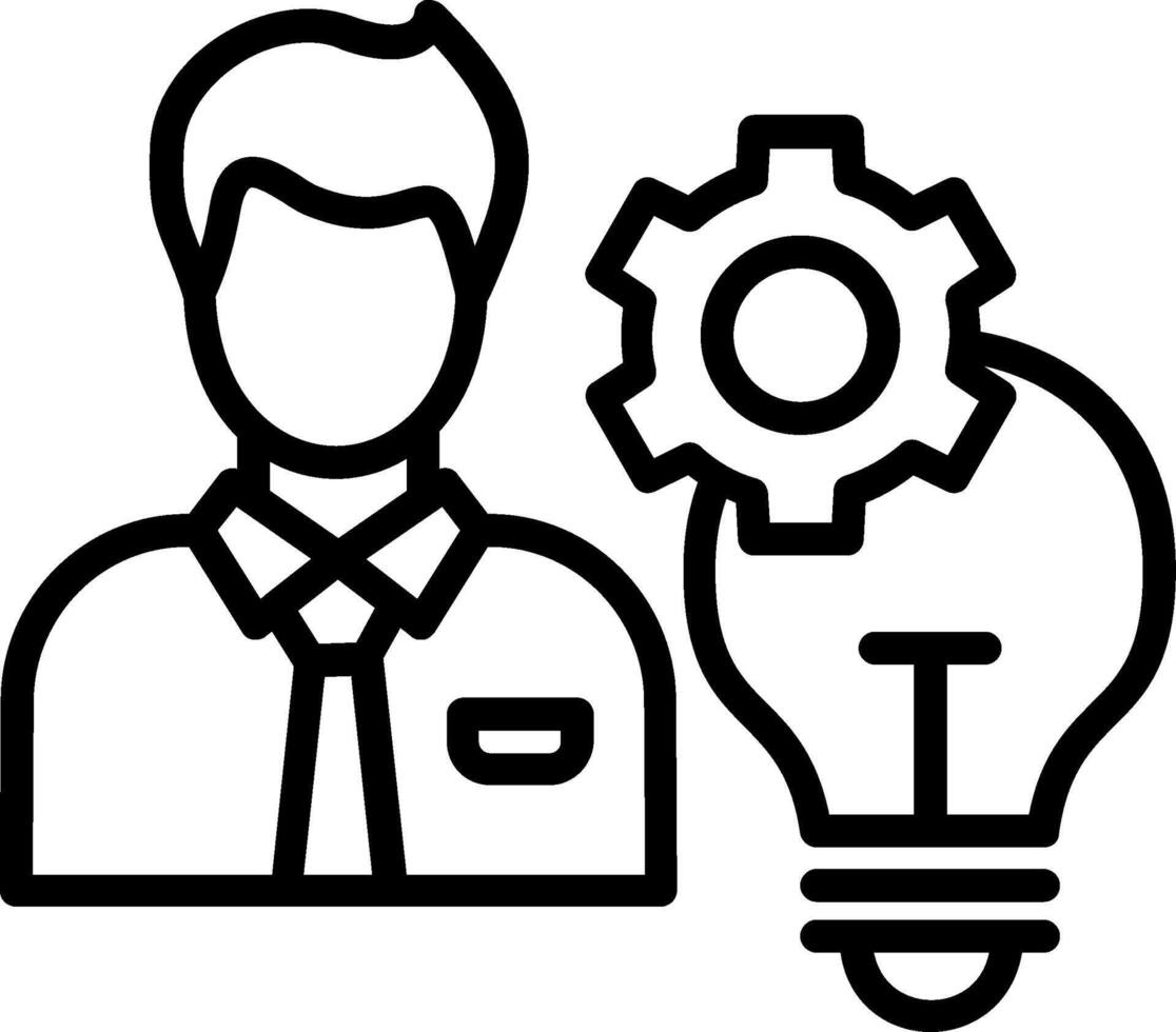 Skills Line Icon Design vector