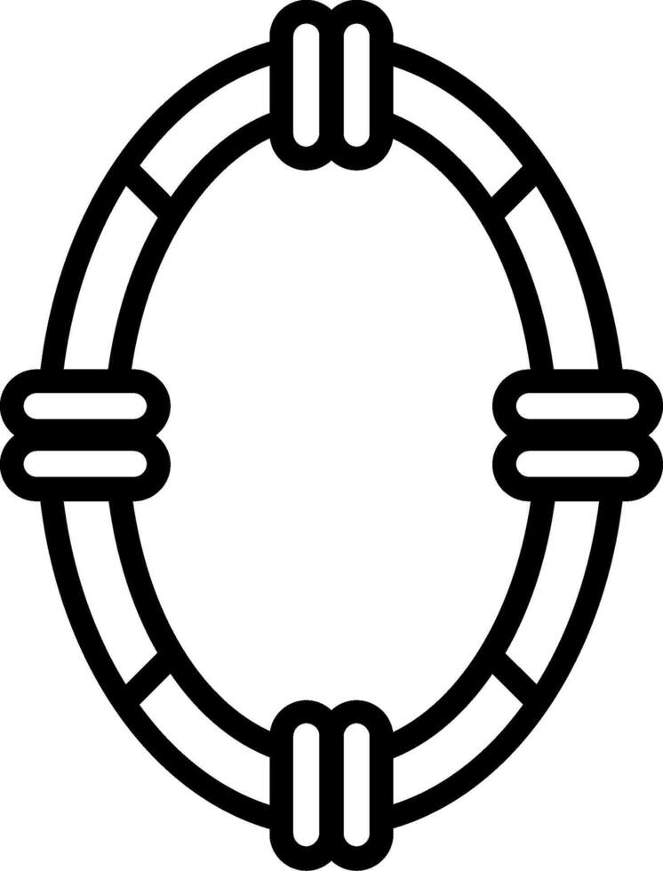 Frame Line Icon Design vector