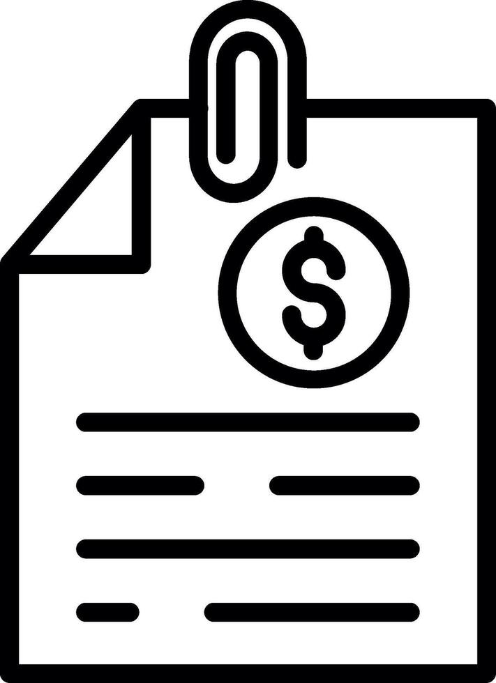 Files Line Icon Design vector