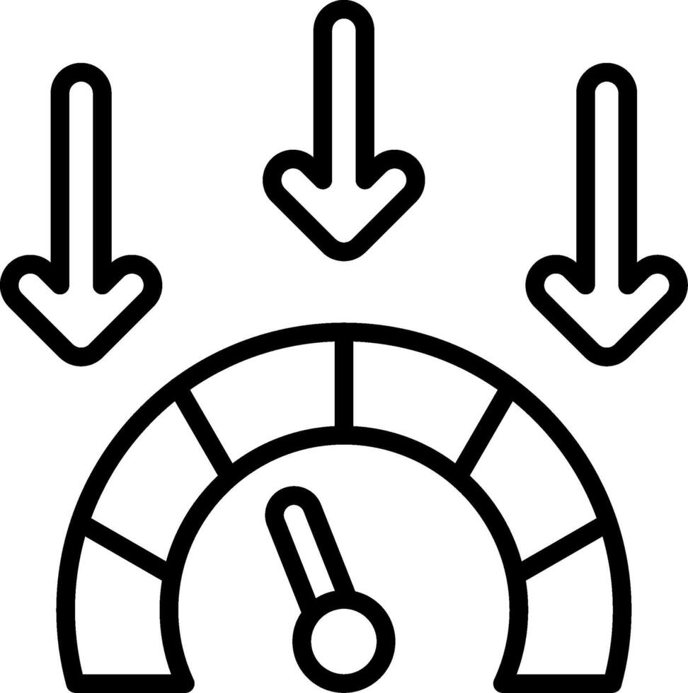 Low Line Icon Design vector