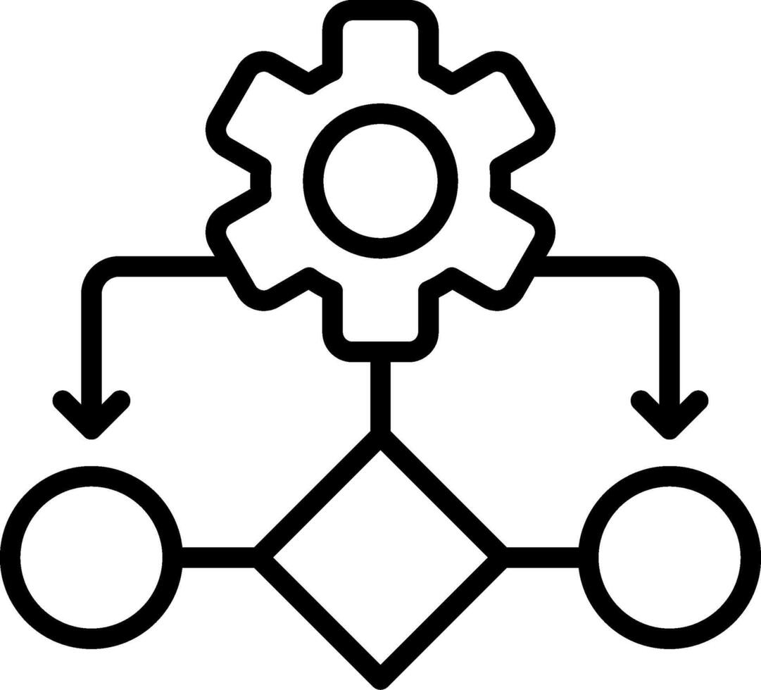 Logical Line Icon Design vector