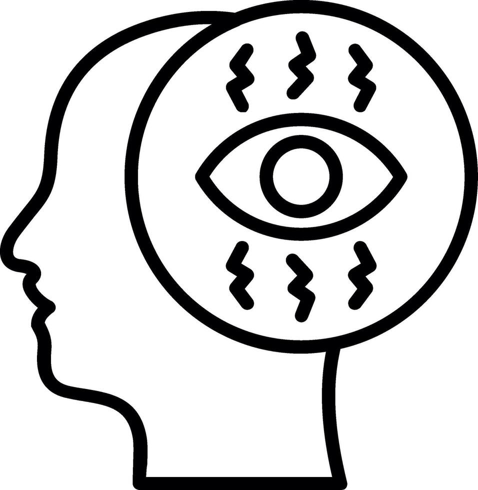 Obsession Line Icon Design vector