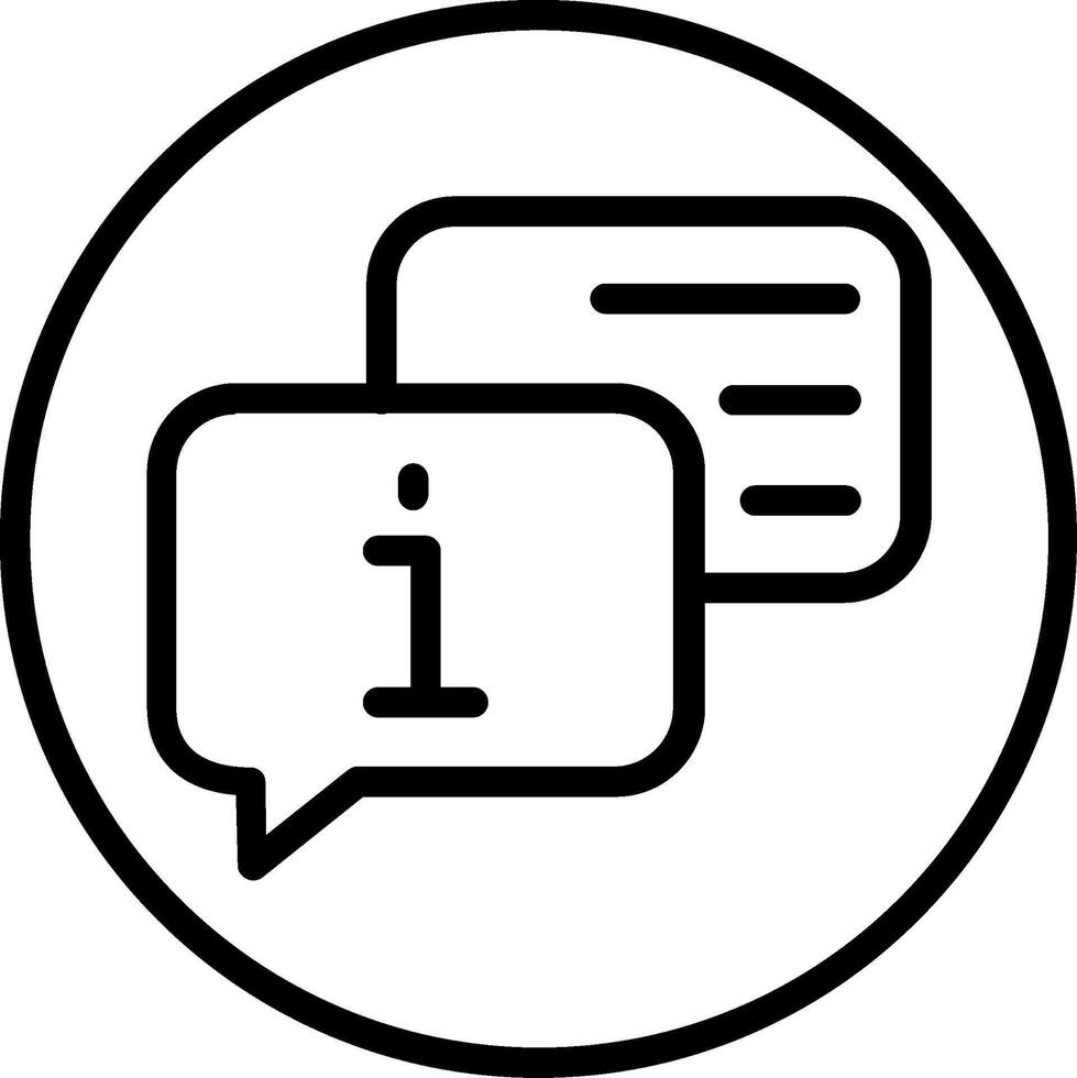 Chat Line Icon Design vector