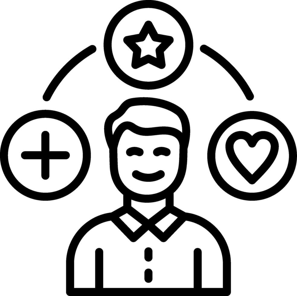 Social engagement Line Icon Design vector