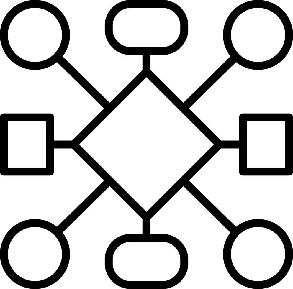Connection Line Icon Design vector