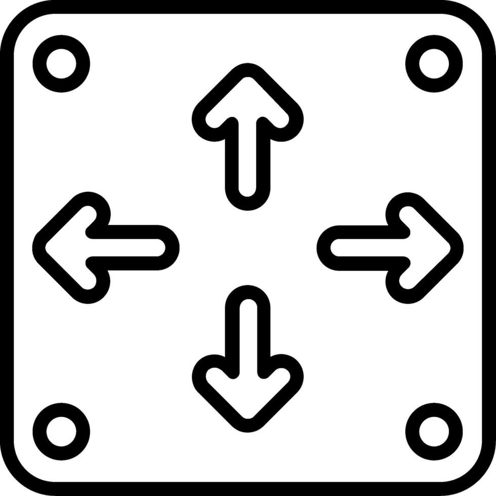 Stretch Line Icon Design vector