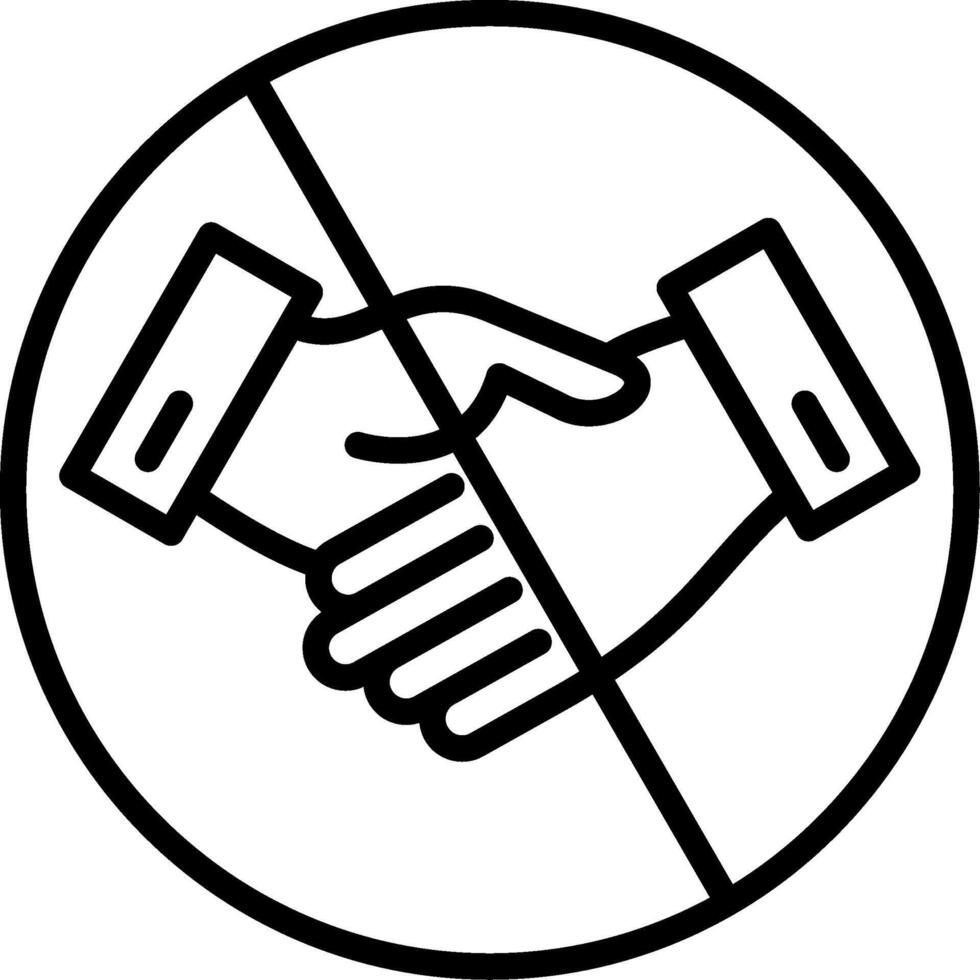 Stop Line Icon Design vector