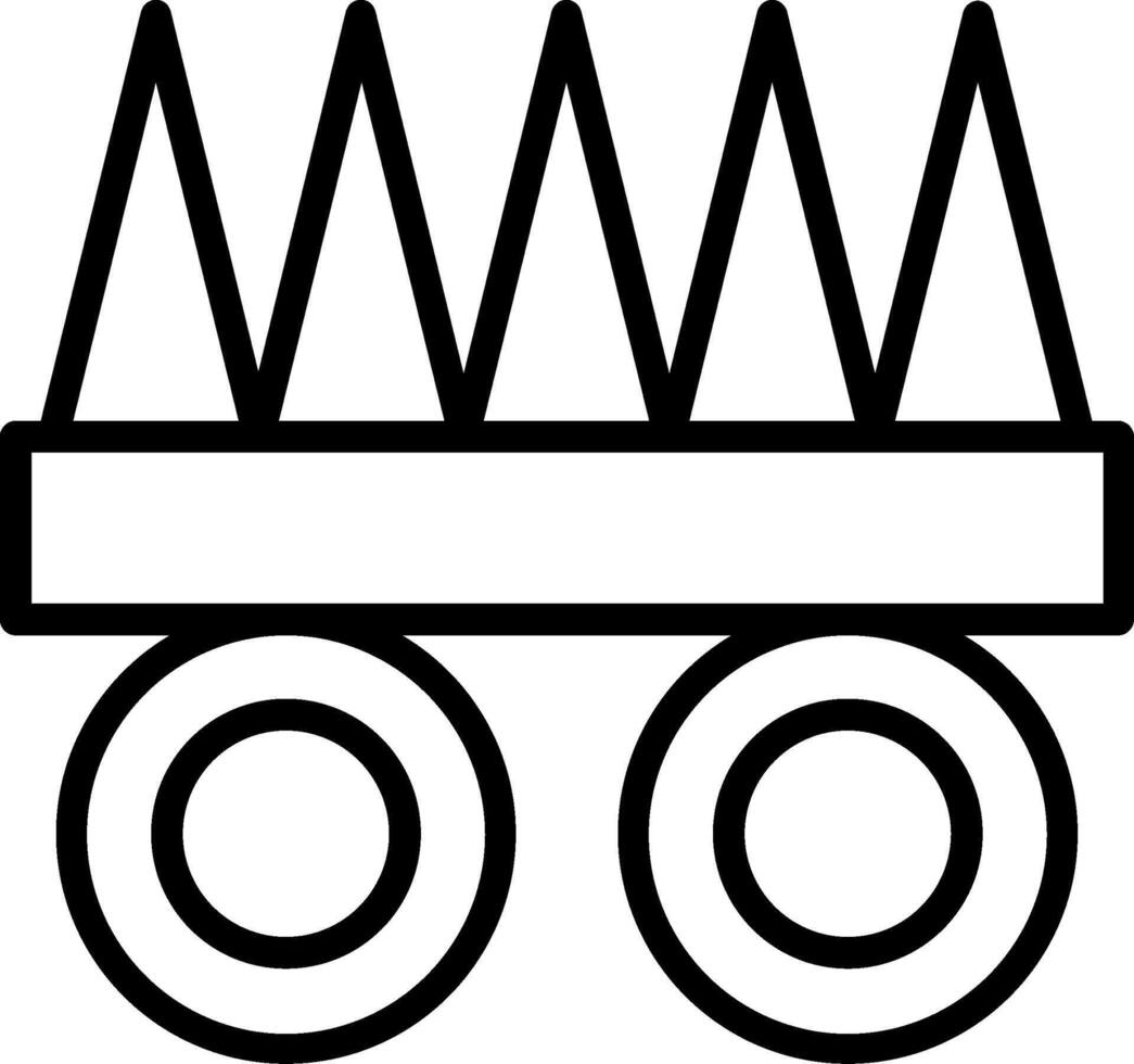 Claws Line Icon Design vector
