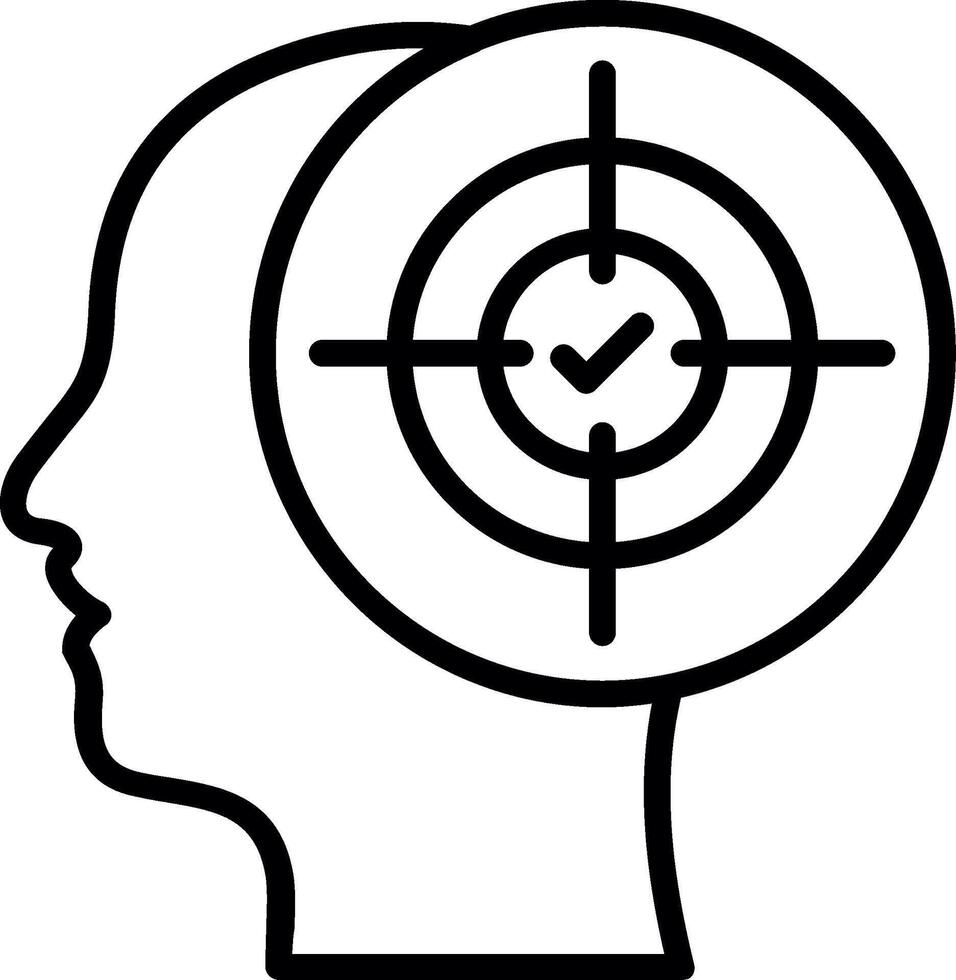 Concentration Line Icon Design vector