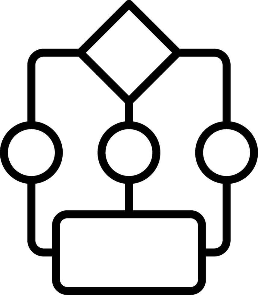 Organize Line Icon Design vector