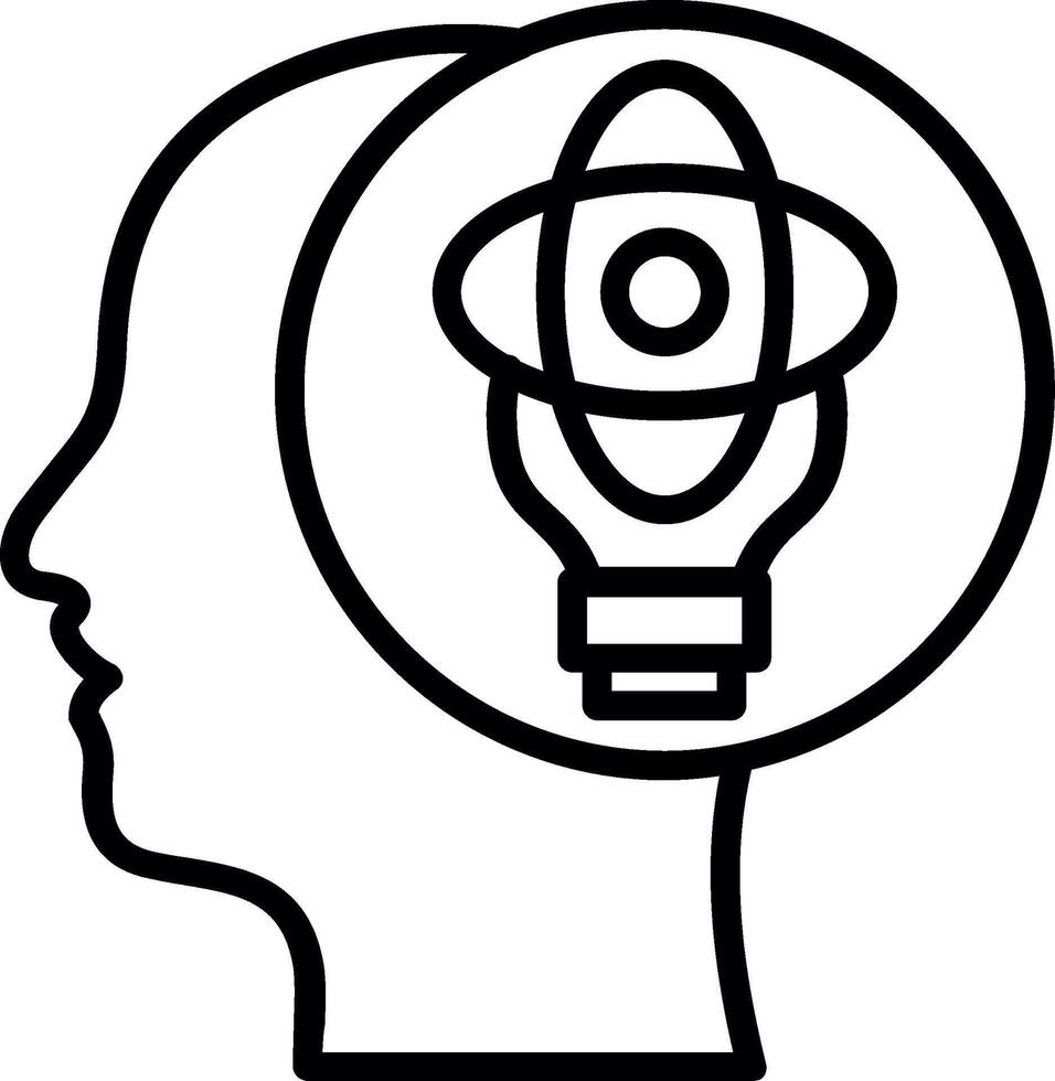 Science Line Icon Design vector