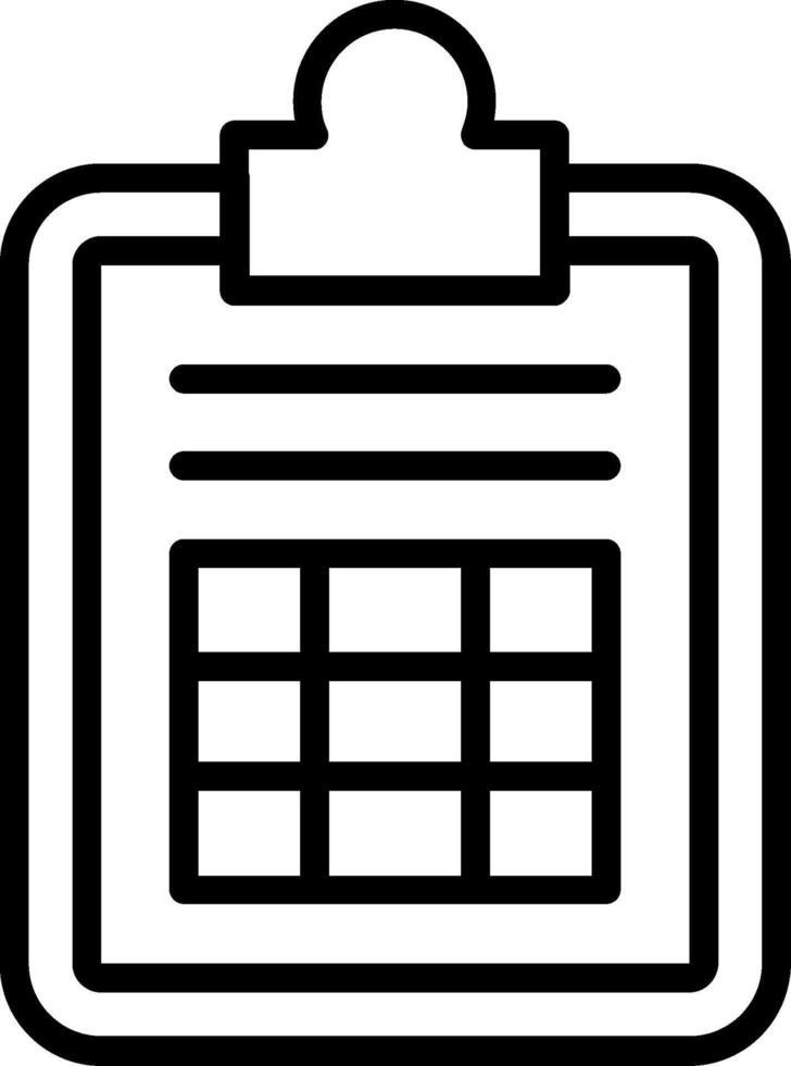 Board Line Icon Design vector