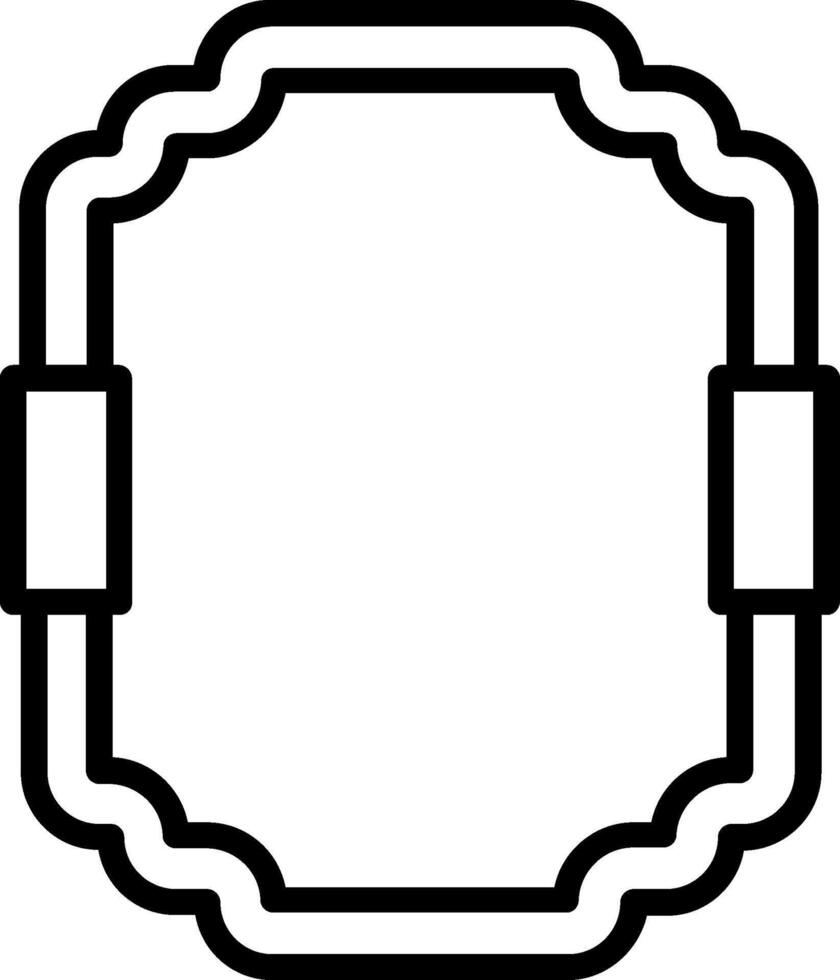 Frame Line Icon Design vector