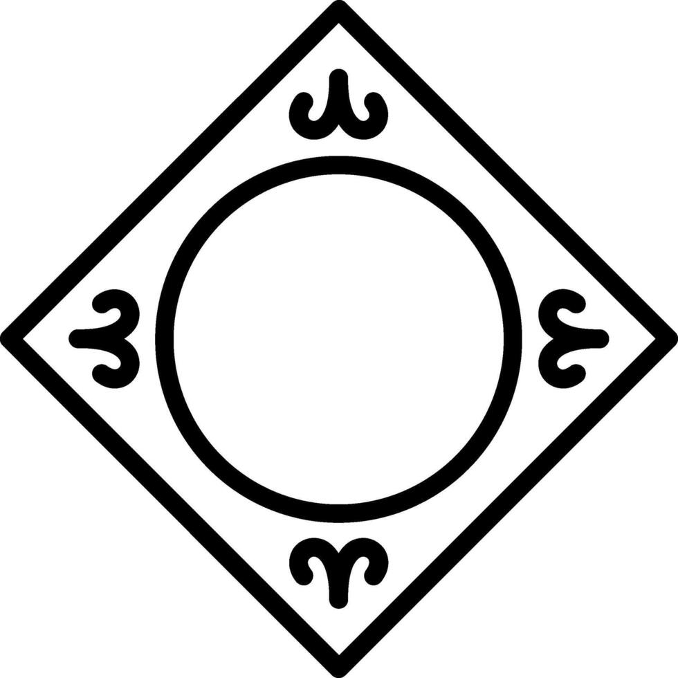 Frame Line Icon Design vector