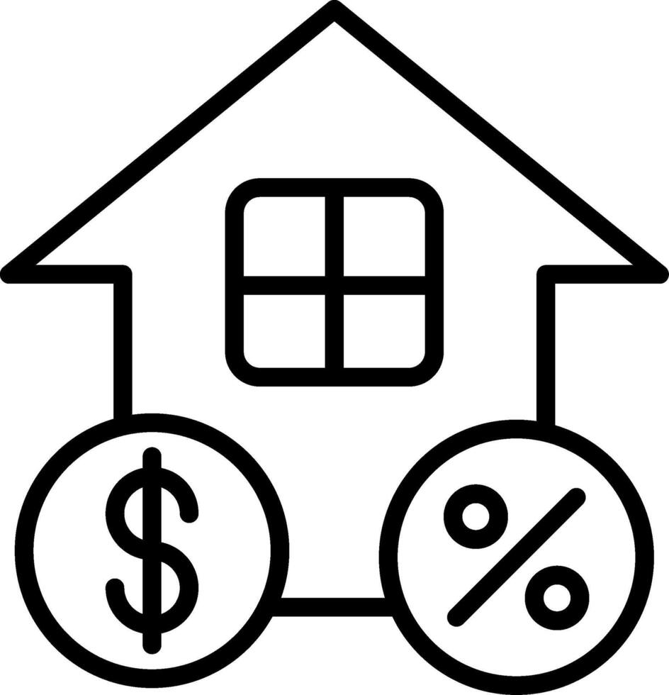 House Line Icon Design vector