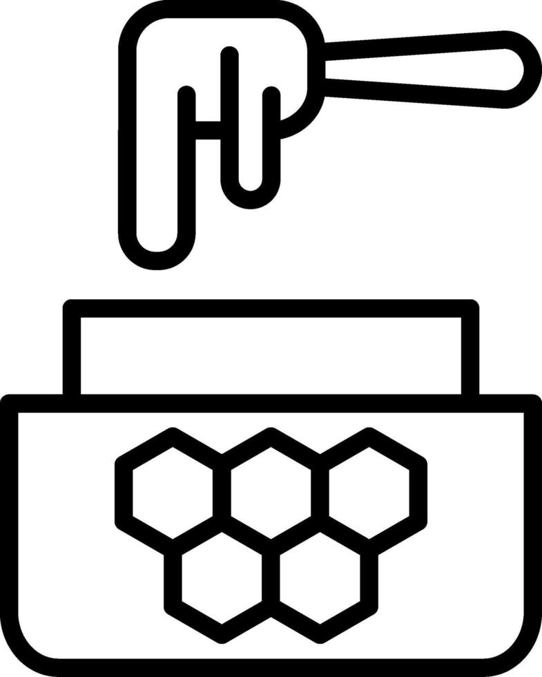 Wax Line Icon Design vector