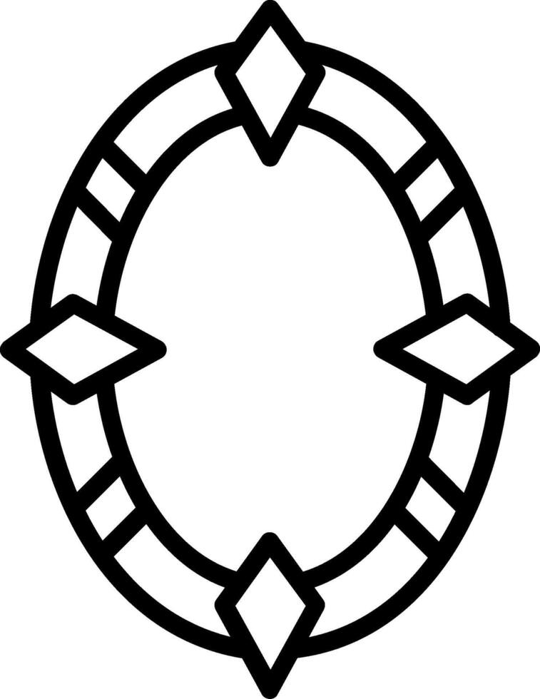 Frame Line Icon Design vector