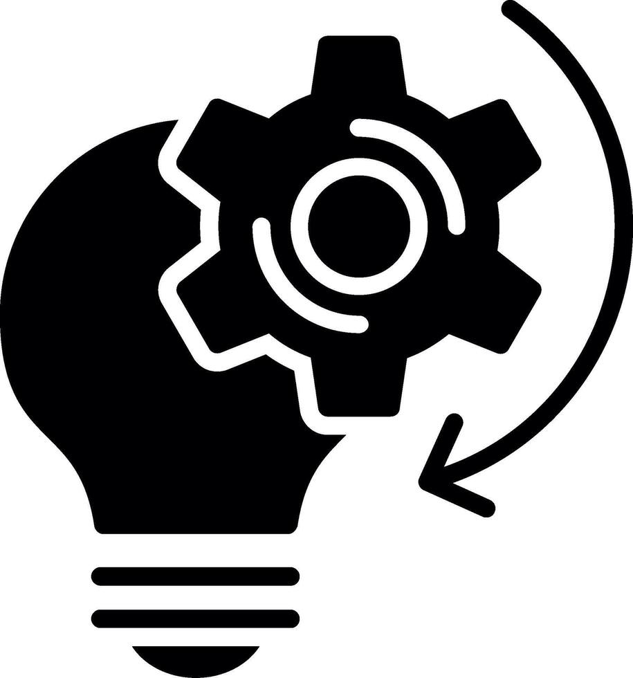 Development Glyph Icon Design vector