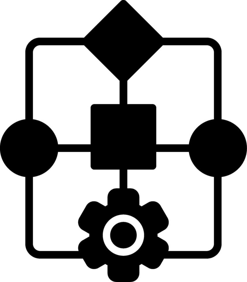Structure Glyph Icon Design vector