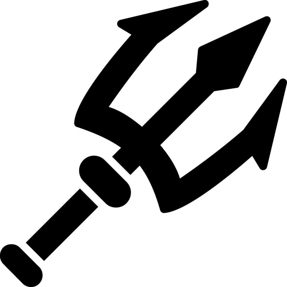 Harpoon Glyph Icon Design vector