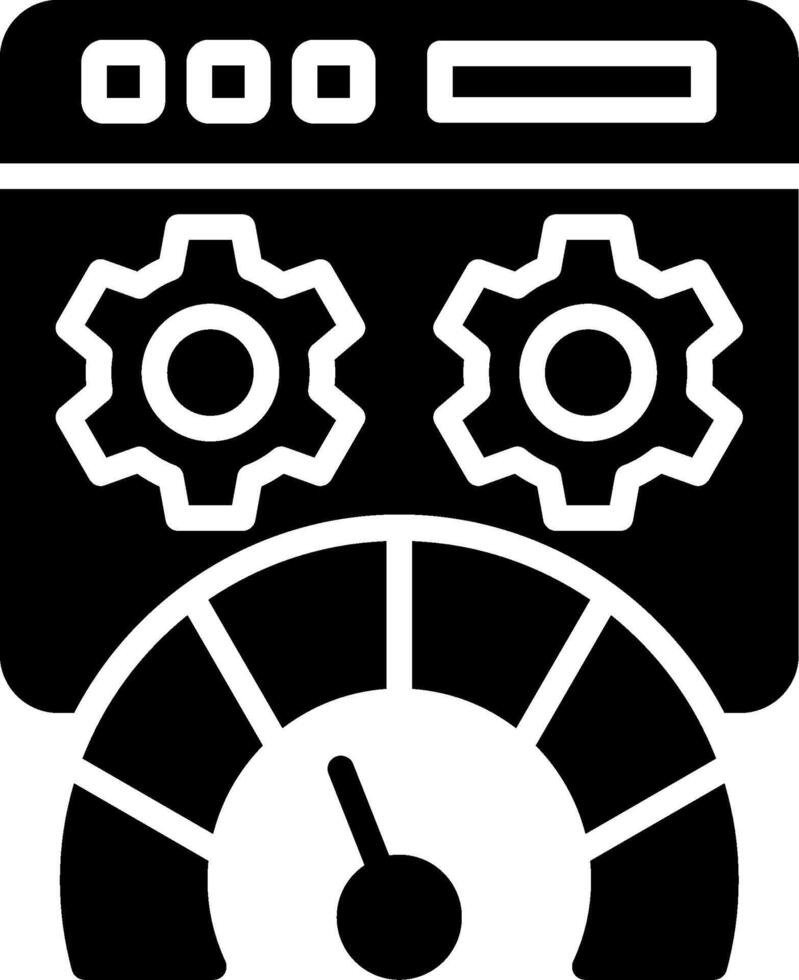Web Glyph Icon Design vector