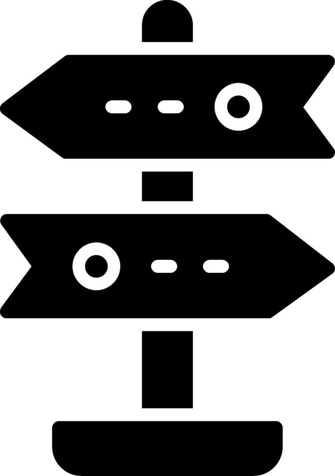 Sign Glyph Icon Design vector