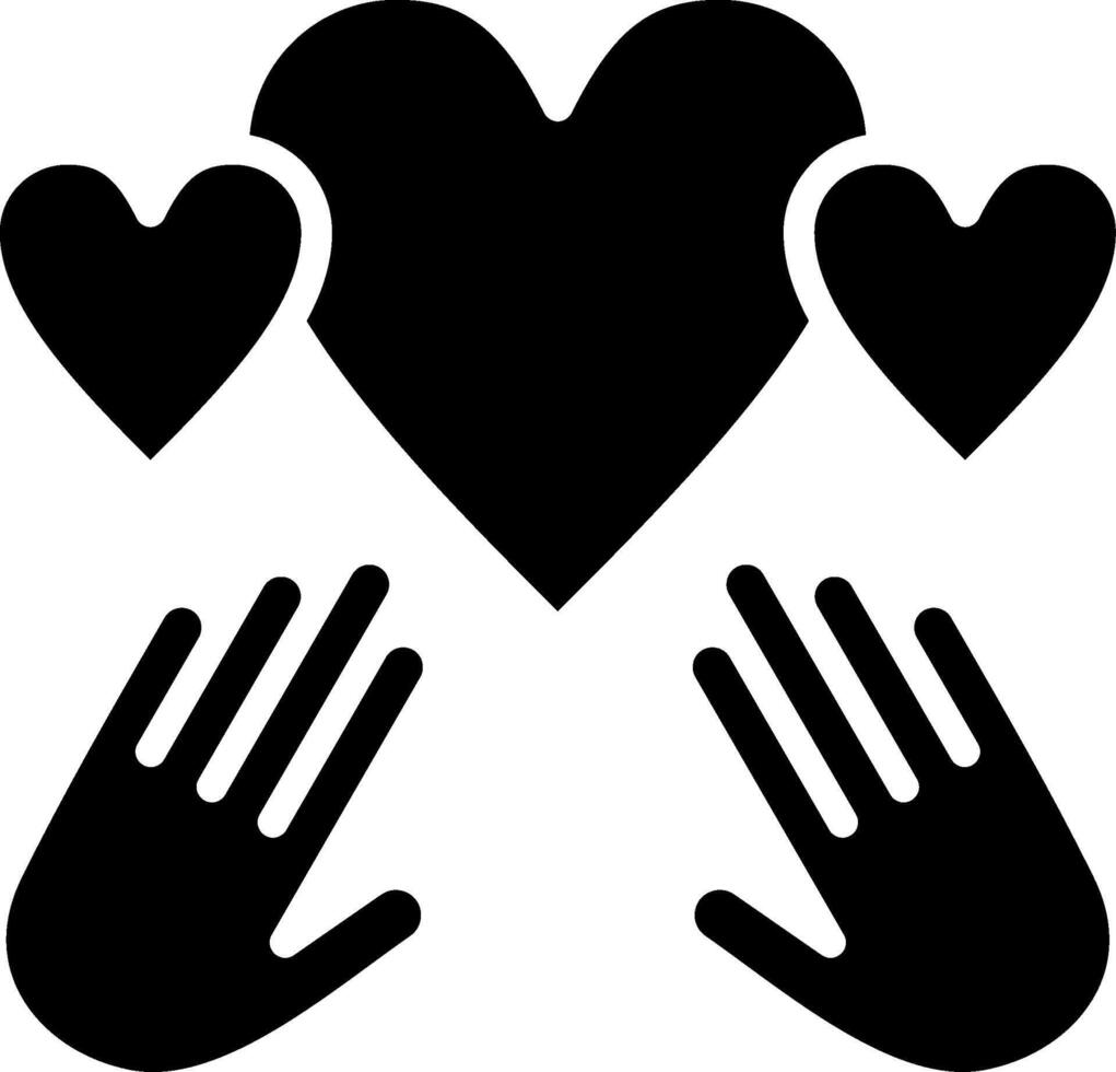 Diversity Glyph Icon Design vector