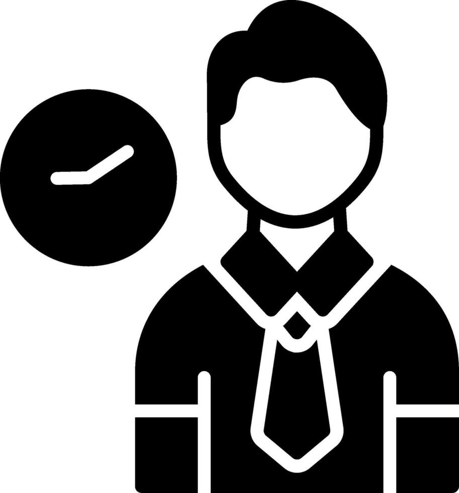 Onboarding Glyph Icon Design vector