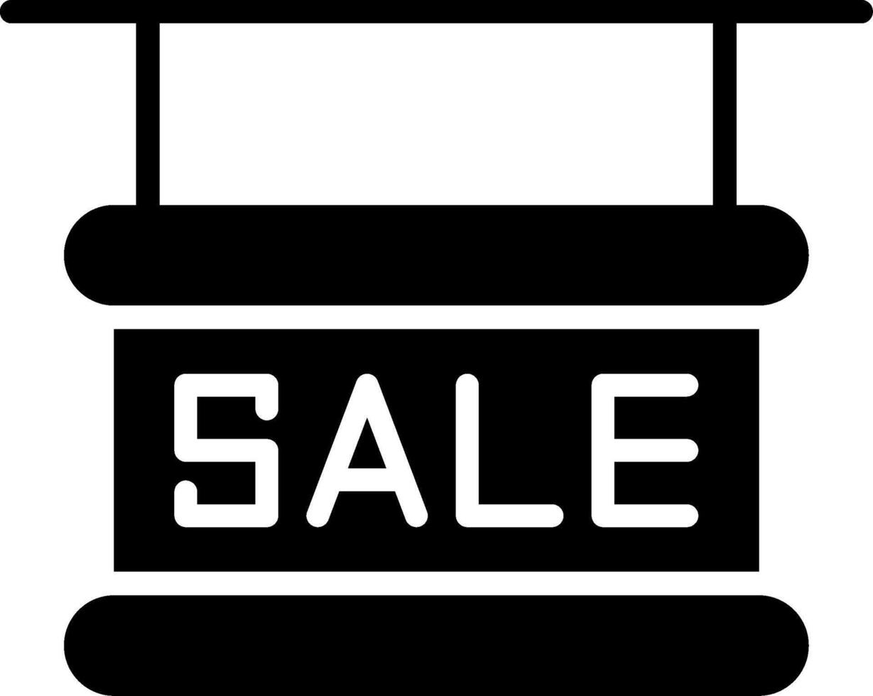 Sale Glyph Icon Design vector