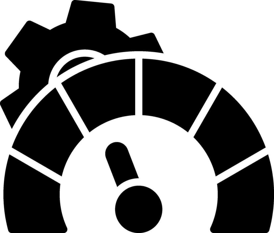 Indicator Glyph Icon Design vector