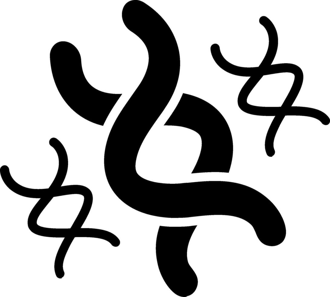 Dna strand Glyph Icon Design vector