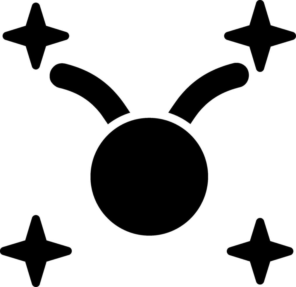 Taurus Glyph Icon Design vector