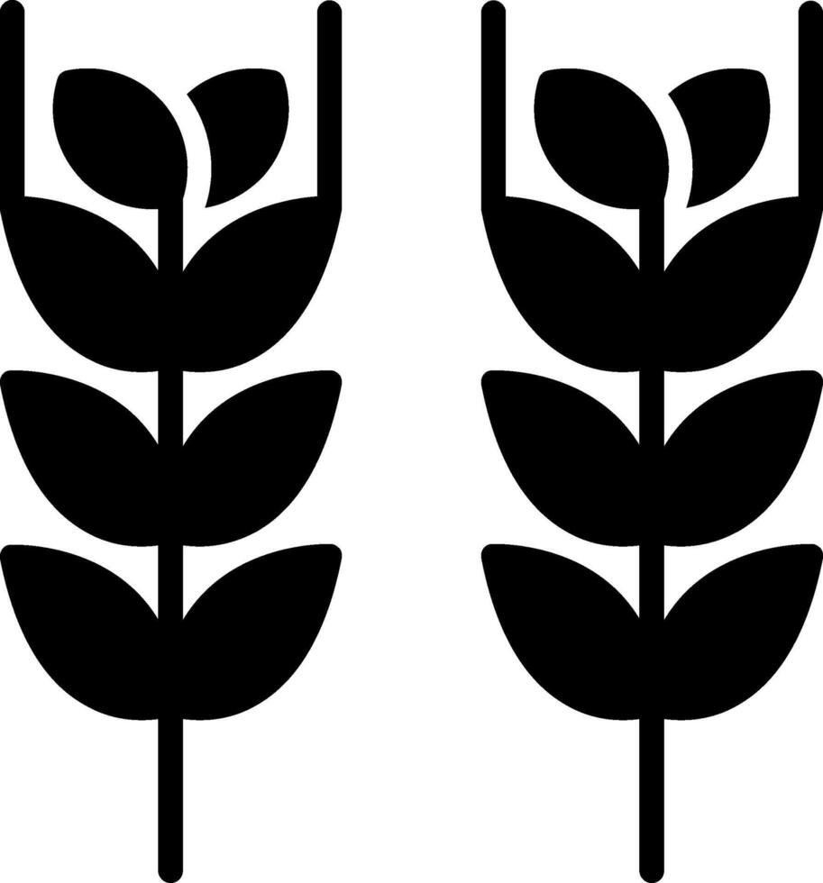 Crops Glyph Icon Design vector