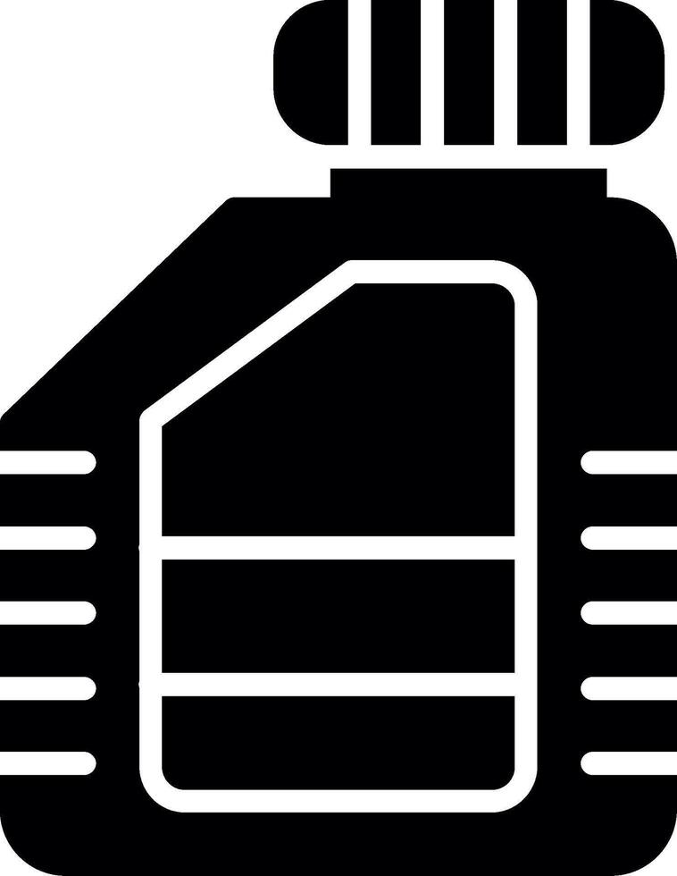 Oil Glyph Icon Design vector