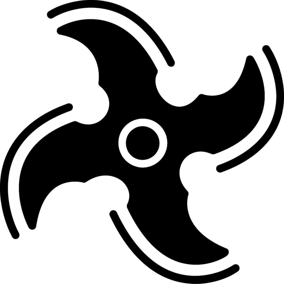Makibishi Glyph Icon Design vector