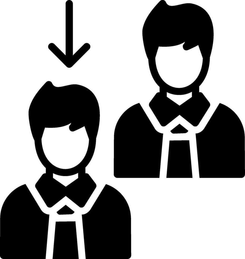 Selection Glyph Icon Design vector