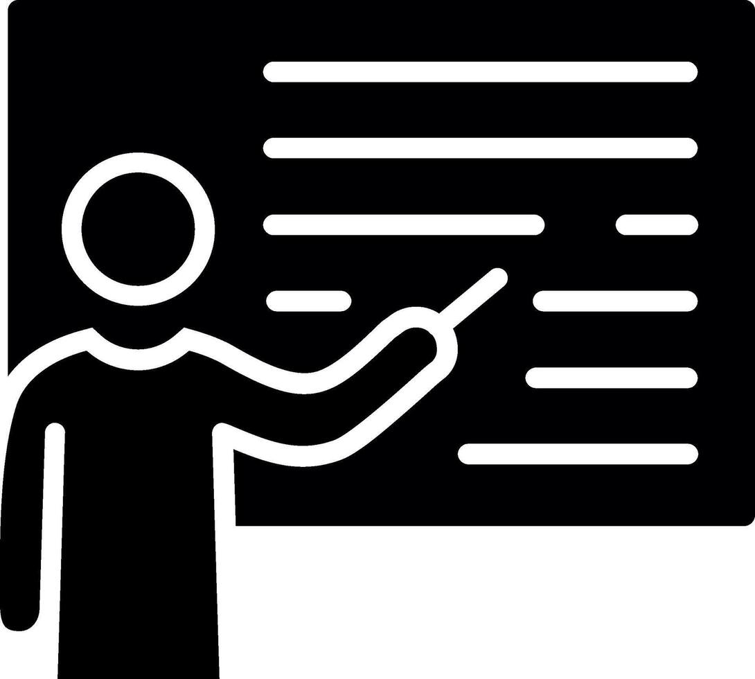 Work Glyph Icon Design vector