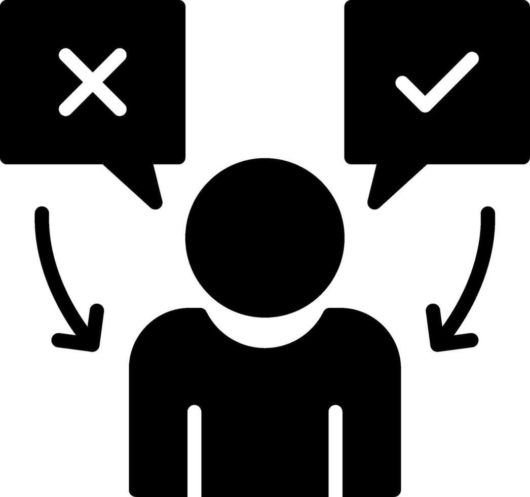 Select Glyph Icon Design vector