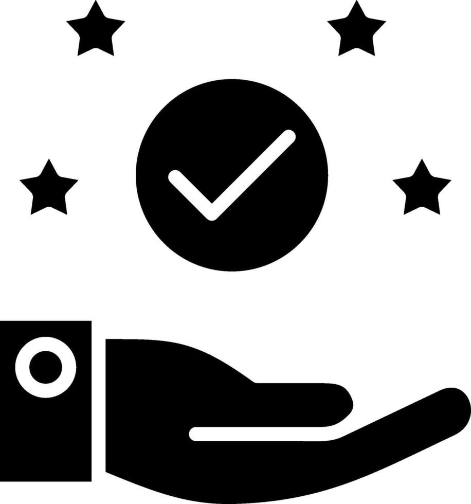 Truthfulness Glyph Icon Design vector