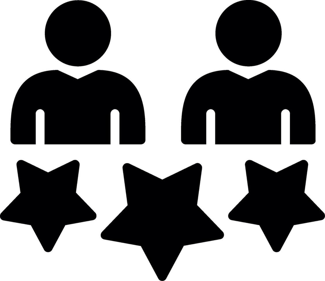 Customer Satisfaction Glyph Icon Design vector