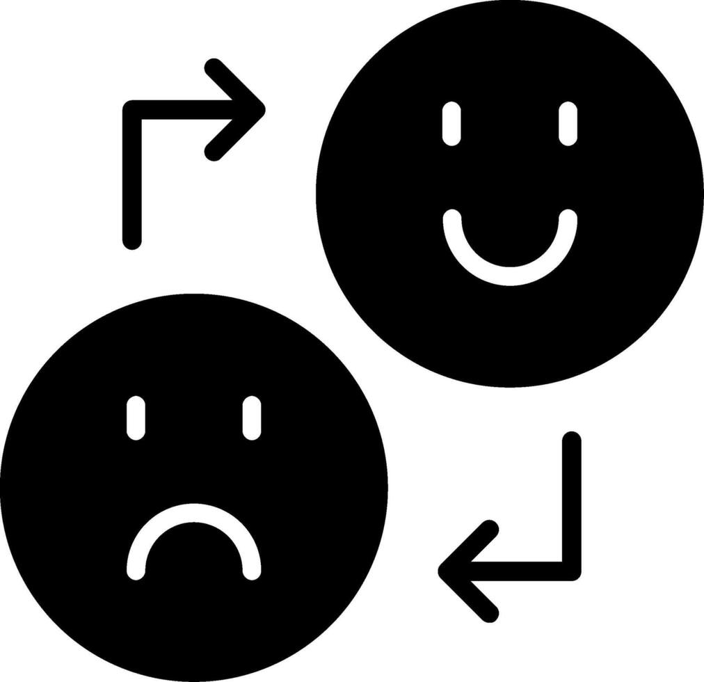 Expressions Glyph Icon Design vector