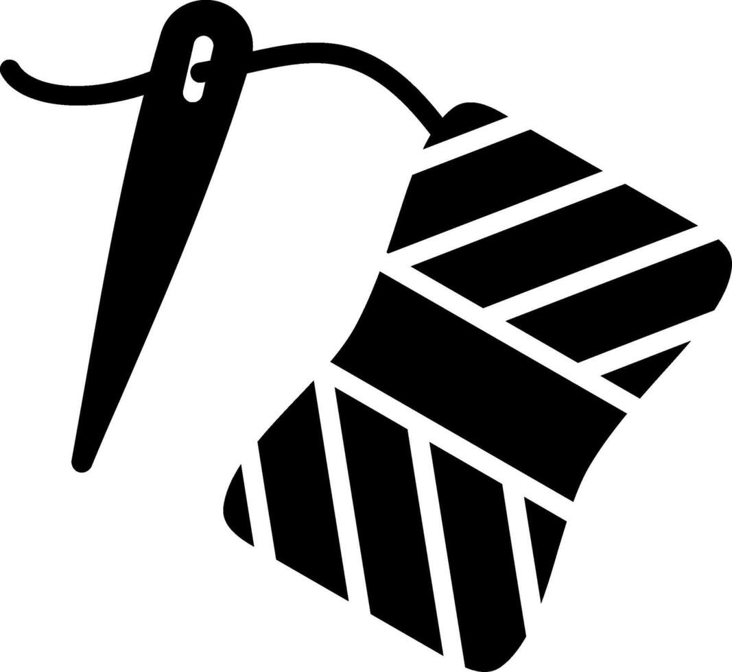 Sewing Glyph Icon Design vector
