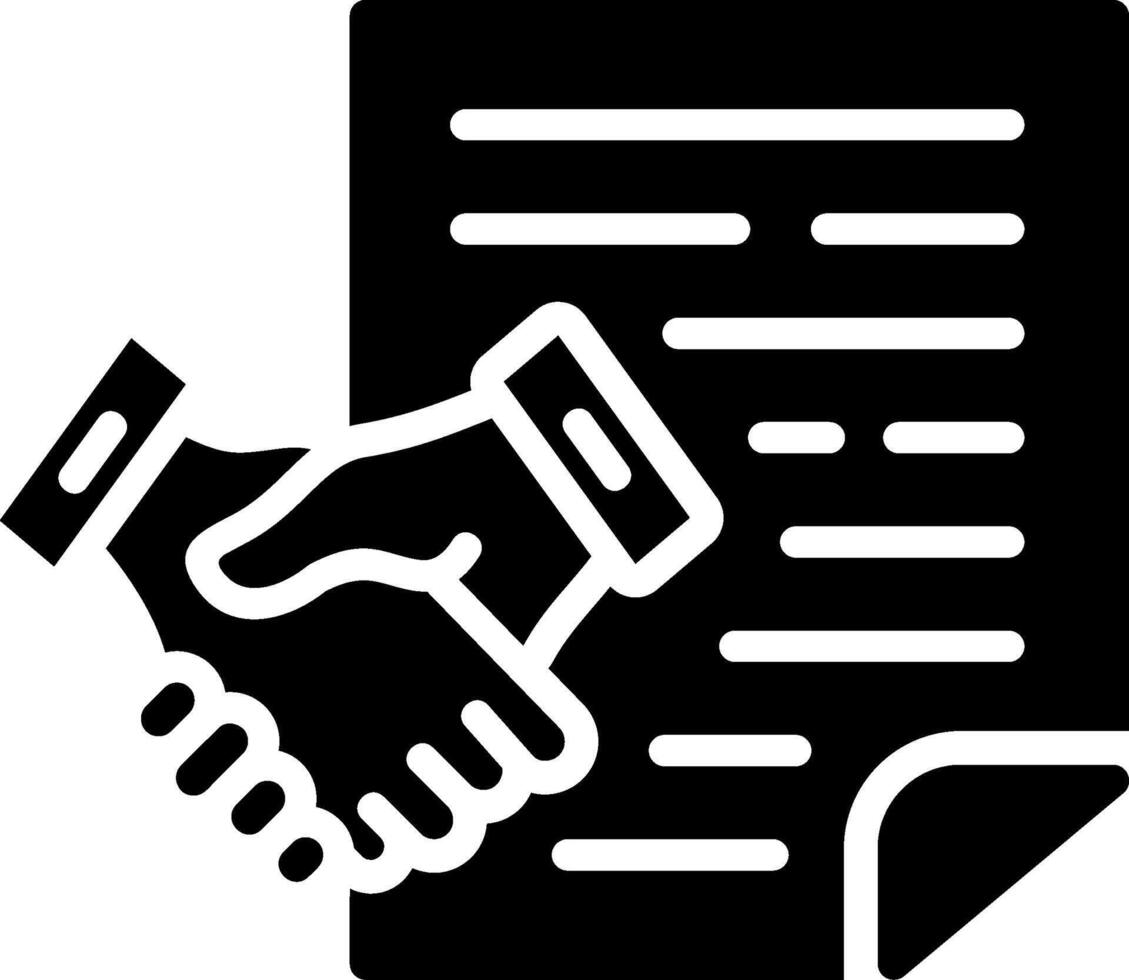Job Glyph Icon Design vector