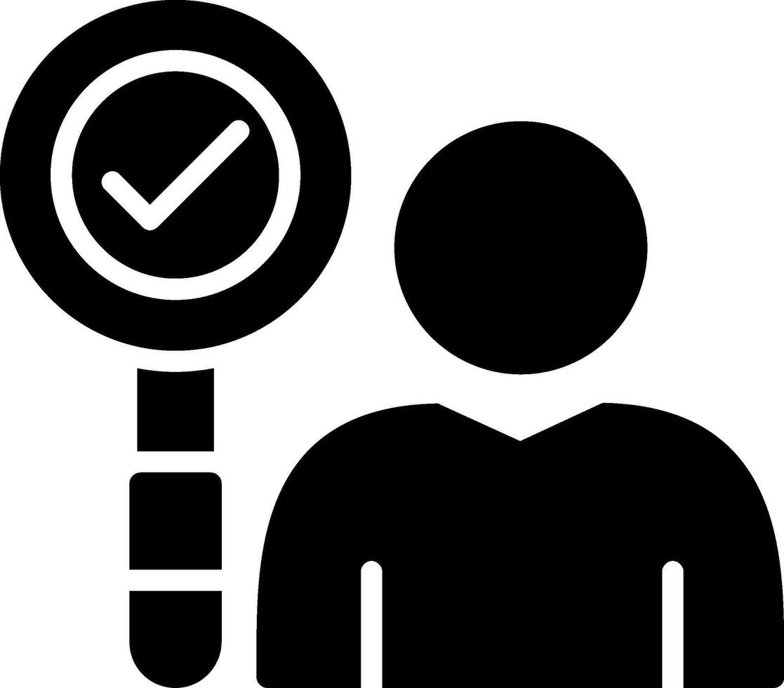Insights Glyph Icon Design vector