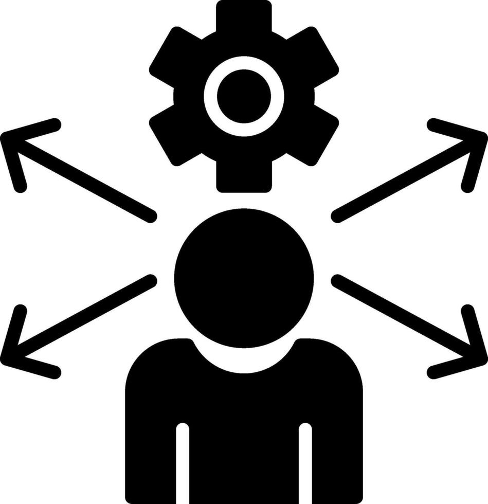 Multiple Glyph Icon Design vector