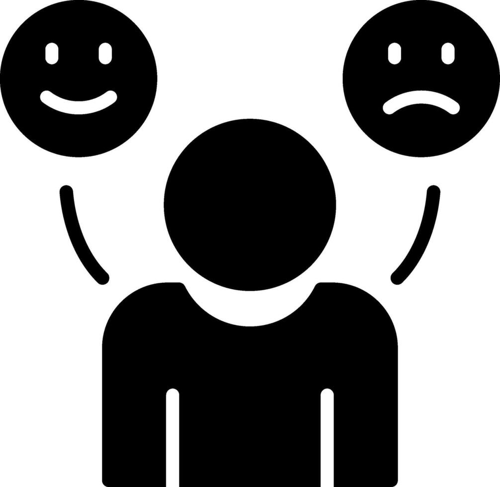 Behavior Glyph Icon Design vector